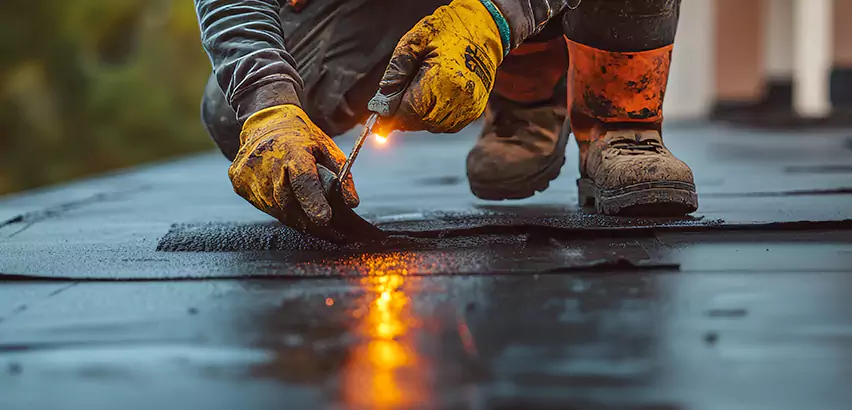 EPDM Roof Repair Tape Application in San Francisco