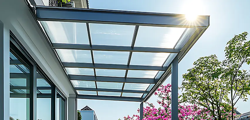 Glass Patio Roof Installation in San Francisco