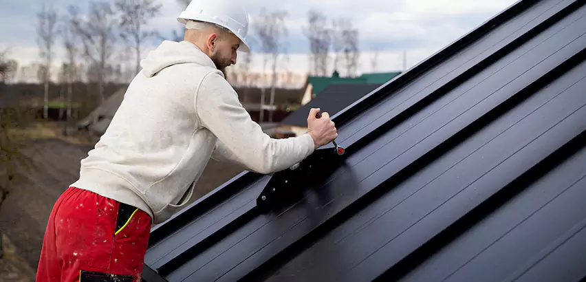 Tin Roof Ridge Cap Installation in San Francisco