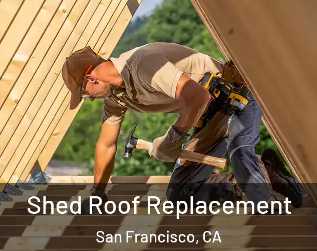  Shed Roof Replacement San Francisco, CA